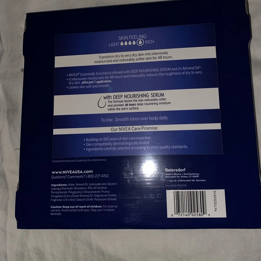 nivea pcs body